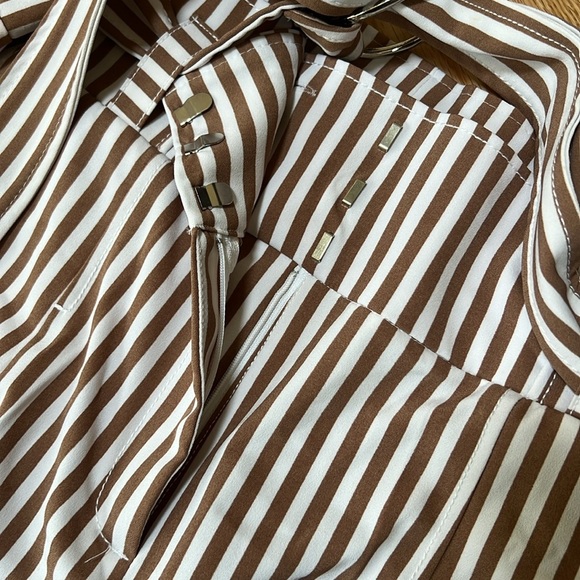 New! New York & Co SZ 18, striped palazzo pants. - Picture 10 of 12